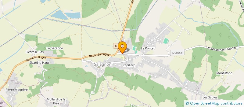 localisation de l'entreprise MONSIEUR ALEXIS POMMIER  SALAGNON