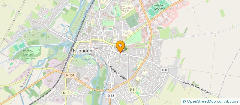 localisation de l'entreprise MONSIEUR ALEXIS PONS à ISSOUDUN