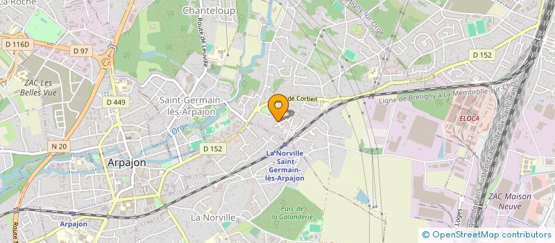 localisation de l'entreprise MONSIEUR ALEXIS POTELLE à SAINT-GERMAIN-LES-ARPAJON