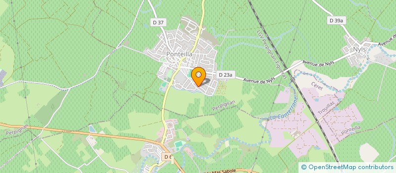 localisation de l'entreprise MONSIEUR ALEXIS POTET  PONTEILLA