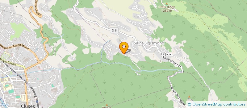 localisation de l'entreprise MONSIEUR ALEXIS POUCET  SAINT-SIGISMOND