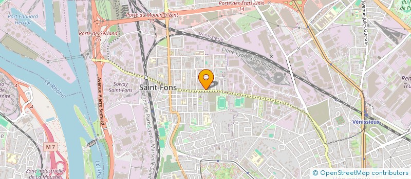 localisation de l'entreprise MONSIEUR ALEXIS POULENARD  SAINT-FONS