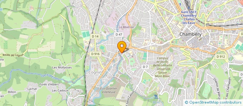 localisation de l'entreprise MONSIEUR ALEXIS PRALY à CHAMBERY