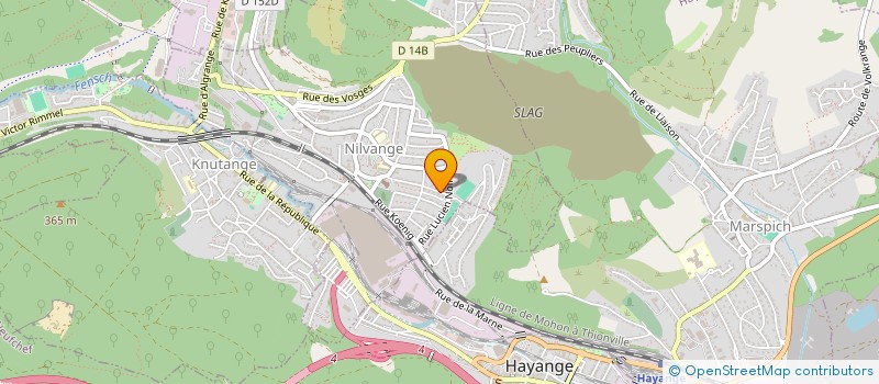 localisation de l'entreprise MONSIEUR ALEXIS PRESTI  NILVANGE