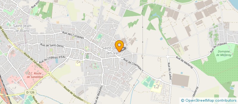 localisation de l'entreprise MONSIEUR ALEXIS PREVOST à SAINT-DENIS-EN-VAL