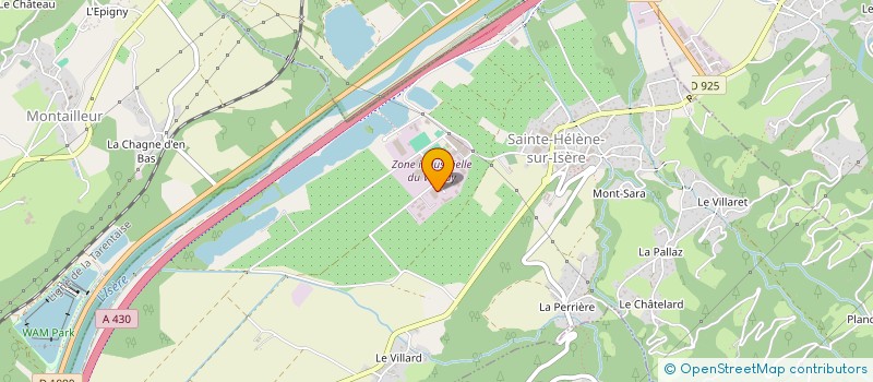 localisation de l'entreprise MONSIEUR ALEXIS PRIEUR  SAINTE-HELENE-SUR-ISERE