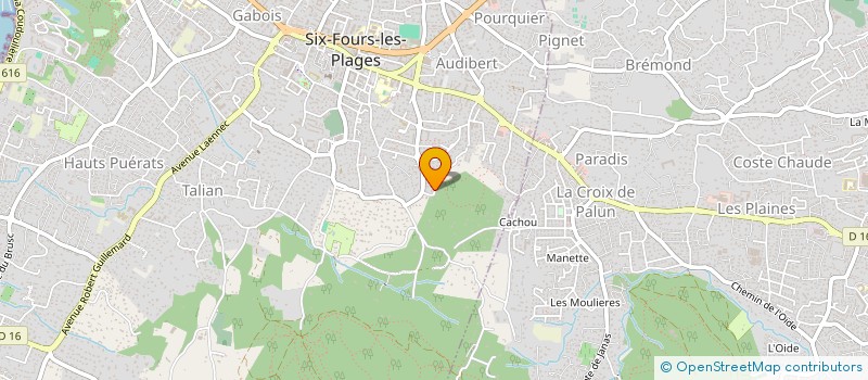 localisation de l'entreprise MONSIEUR ALEXIS PUCCIO  TOULON