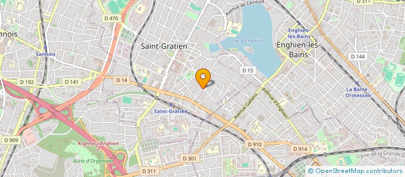 localisation de l'entreprise MONSIEUR ALEXIS PYRONNET  SAINT-GRATIEN