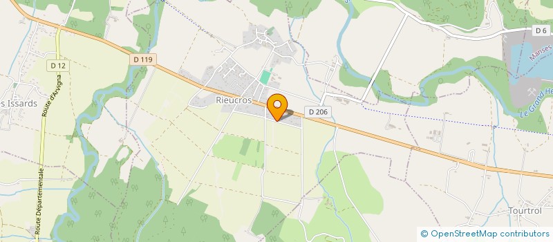 localisation de l'entreprise MONSIEUR ALEXIS RABAUD à RIEUCROS