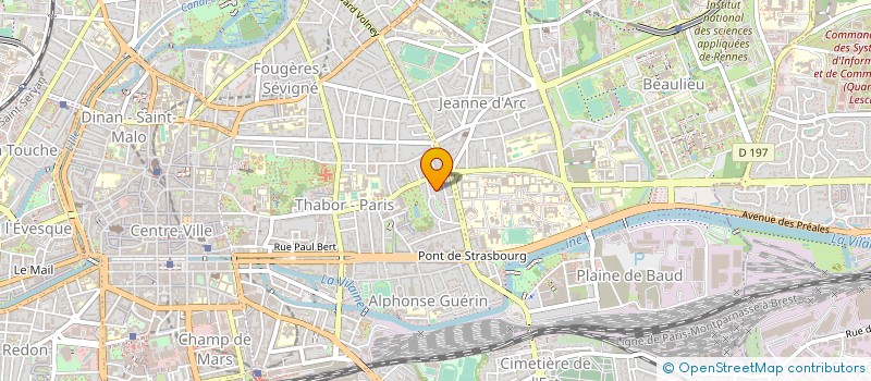 localisation de l'entreprise MONSIEUR ALEXIS RADENAC  RENNES