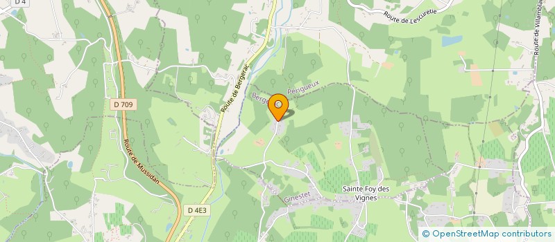 localisation de l'entreprise MONSIEUR ALEXIS RADENAC  GINESTET