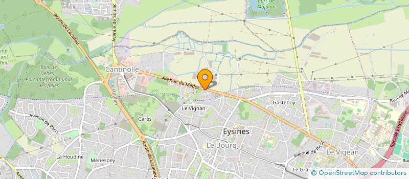 localisation de l'entreprise MONSIEUR ALEXIS RAMEAU  EYSINES