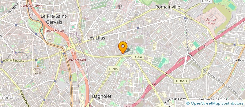 localisation de l'entreprise MONSIEUR ALEXIS RAMON à BAGNOLET