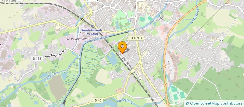 localisation de l'entreprise MONSIEUR ALEXIS RAMUNDO  SAINT-AMAND-LES-EAUX