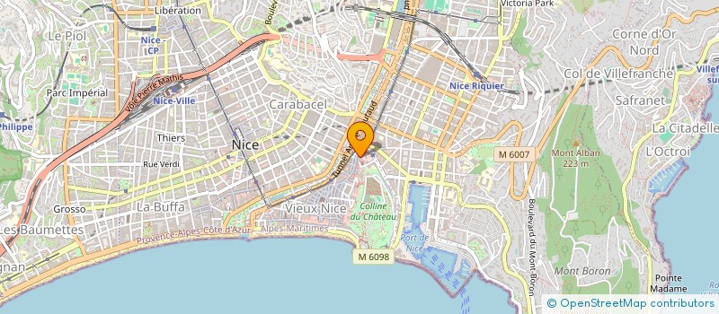 localisation de l'entreprise MONSIEUR ALEXIS RAUCHE  NICE