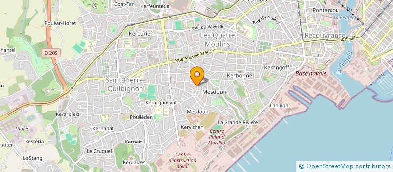 localisation de l'entreprise MONSIEUR ALEXIS RAULT à BREST