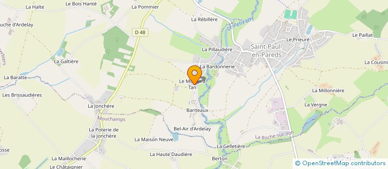 localisation de l'entreprise MONSIEUR ALEXIS RAUTUREAU  LES HERBIERS