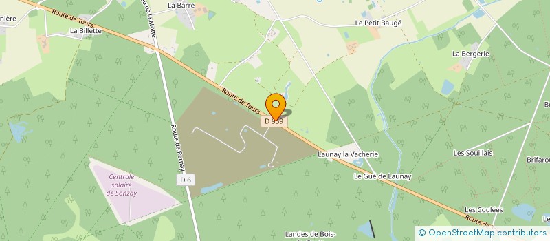 localisation de l'entreprise MONSIEUR ALEXIS RAVISE  SONZAY