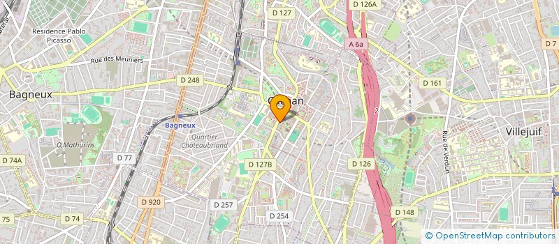 localisation de l'entreprise MONSIEUR ALEXIS REBUS  CACHAN