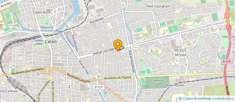 localisation de l'entreprise MONSIEUR ALEXIS REDON  CALAIS