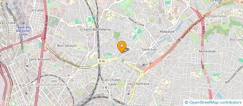 localisation de l'entreprise MONSIEUR ALEXIS REDOULES à MARSEILLE