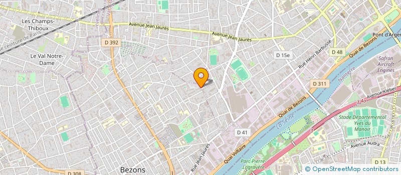 localisation de l'entreprise MONSIEUR ALEXIS REGELAN  BEZONS