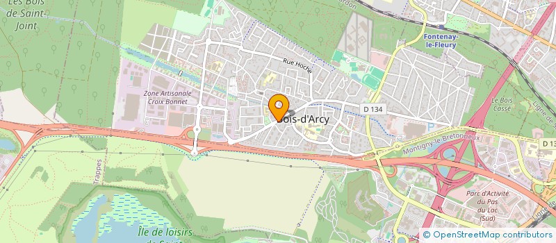 localisation de l'entreprise MONSIEUR ALEXIS REGNIER  BOIS-D'ARCY