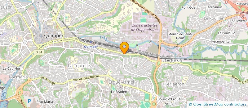 localisation de l'entreprise MONSIEUR ALEXIS REIGNER à QUIMPER