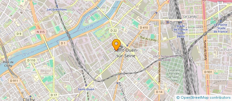 localisation de l'entreprise MONSIEUR ALEXIS RELIN  SAINT-OUEN-SUR-SEINE