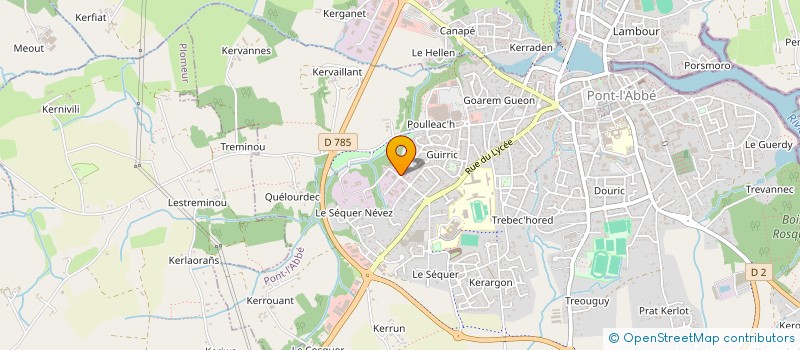 localisation de l'entreprise MONSIEUR ALEXIS REMONT  GUILVINEC