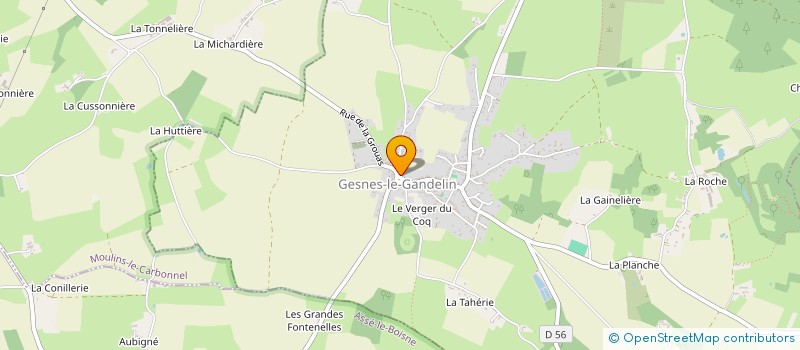 localisation de l'entreprise MONSIEUR ALEXIS RENAUD  SAINT-LEONARD-DES-BOIS