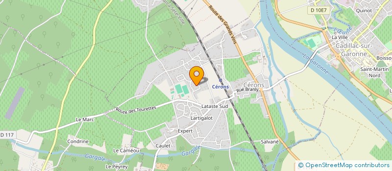 localisation de l'entreprise MONSIEUR ALEXIS RENAUD  CERONS