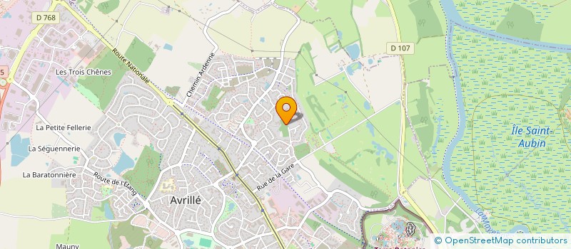 localisation de l'entreprise MONSIEUR ALEXIS RETAILLEAU  AVRILLE