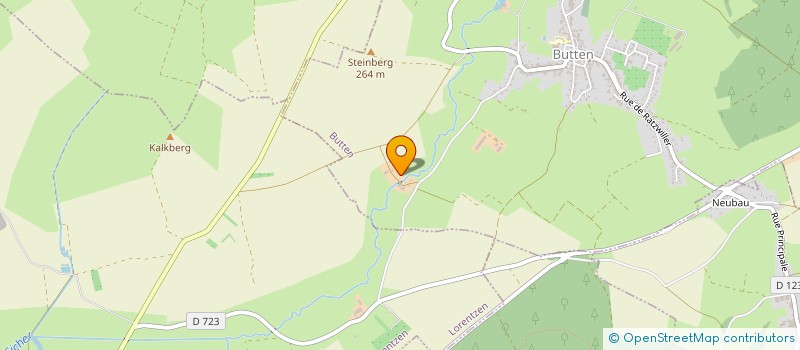 localisation de l'entreprise MONSIEUR ALEXIS REUTENAUER  BUTTEN