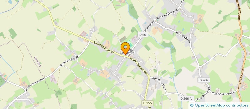 localisation de l'entreprise MONSIEUR ALEXIS REYNAERT  LECELLES