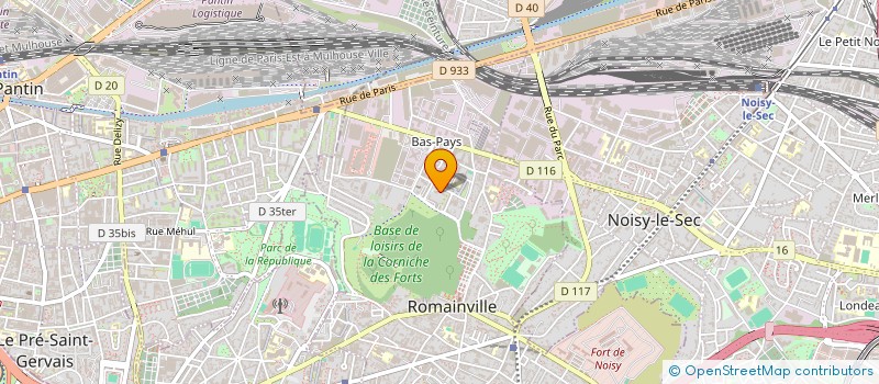localisation de l'entreprise MONSIEUR ALEXIS RIBEIRE à ROMAINVILLE