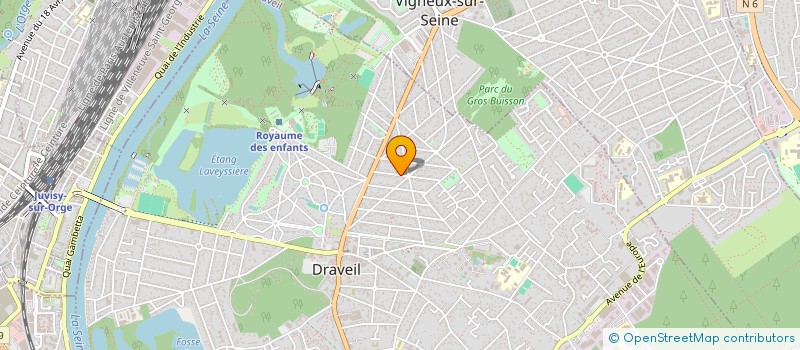localisation de l'entreprise MONSIEUR ALEXIS RIBOUD à DRAVEIL