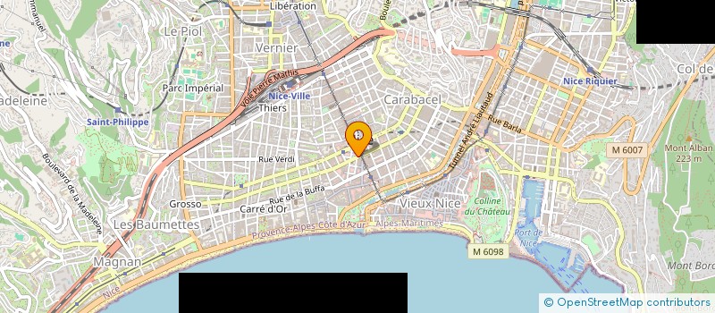 localisation de l'entreprise MONSIEUR ALEXIS RIBOULET à NICE