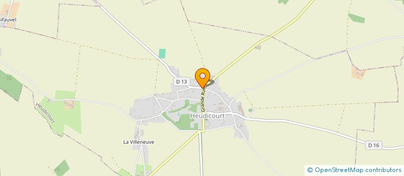 localisation de l'entreprise MONSIEUR ALEXIS RICARD à HEUDICOURT