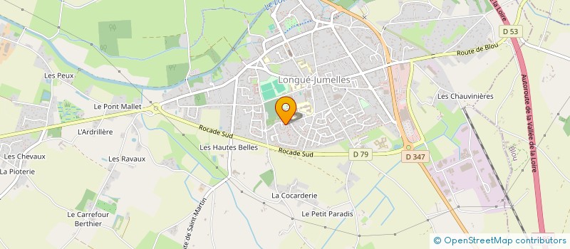 localisation de l'entreprise MONSIEUR ALEXIS RICHARD  LONGUE-JUMELLES