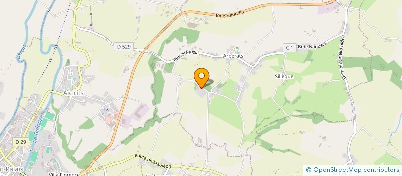 localisation de l'entreprise MONSIEUR ALEXIS RIGAL  DOMEZAIN-BERRAUTE