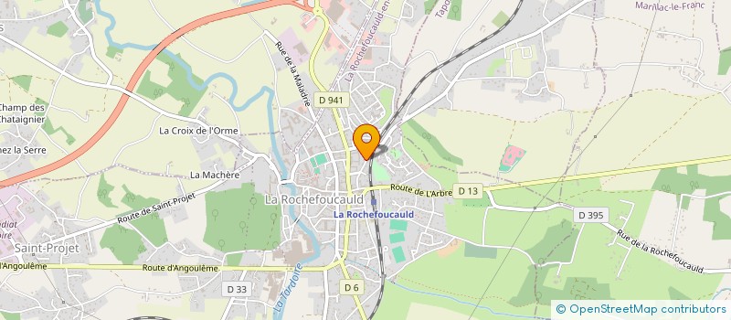 localisation de l'entreprise MONSIEUR ALEXIS RIOT  L'ISLE-D'ESPAGNAC