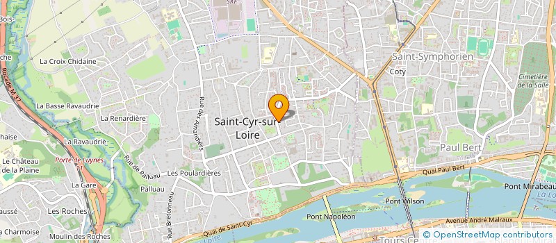 localisation de l'entreprise MONSIEUR ALEXIS RIPOTEAU  SAINT-CYR-SUR-LOIRE