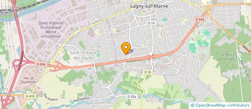 localisation de l'entreprise MONSIEUR ALEXIS RISAL  LAGNY-SUR-MARNE