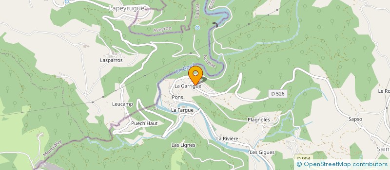 localisation de l'entreprise MONSIEUR ALEXIS RIVA à PRISSAC