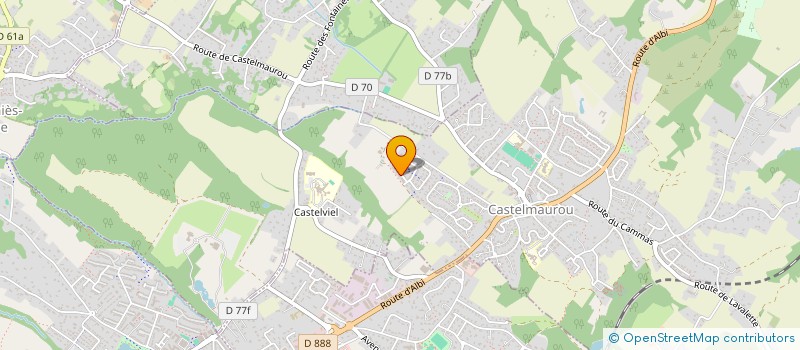 localisation de l'entreprise MONSIEUR ALEXIS RIVIERE  CASTELMAUROU