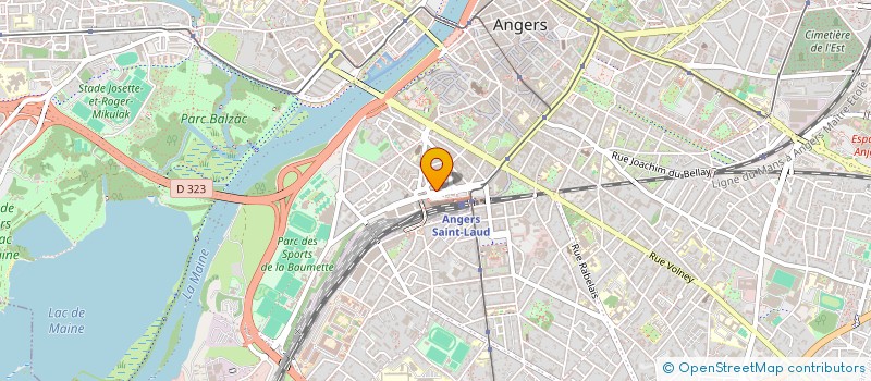 localisation de l'entreprise MONSIEUR ALEXIS ROBERT  ANGERS