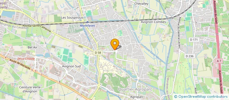 localisation de l'entreprise MONSIEUR ALEXIS ROBIN  CHATEAUNEUF-DE-GADAGNE