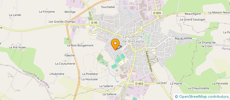 localisation de l'entreprise MONSIEUR ALEXIS ROCUL  LA GUERCHE-DE-BRETAGNE