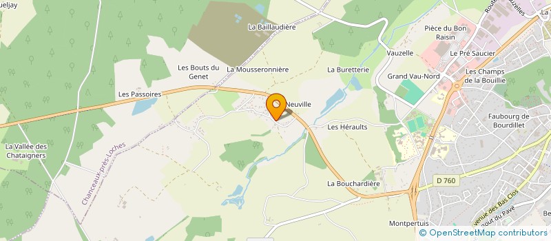 localisation de l'entreprise MONSIEUR ALEXIS ROGER  LOCHES